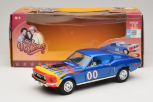 Ford Mustang Cooter's Car Dukes of Hazzard Tomy 1:18 21957P Kov – obrázek 6 z 6