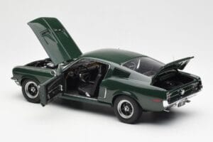 Ford Mustang GT Bullitt Zelený AUTOart 1:18 72812 Kov – obrázek 5 z 8