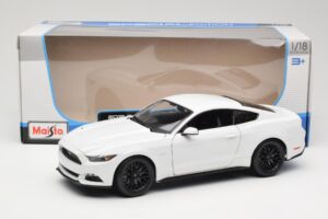 Ford Mustang GT S550 Bílý Maisto 1:18 31197 Kov – obrázek 8 z 8