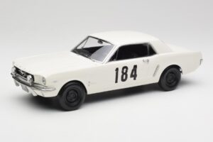 Ford Mustang Hardtop #184 B. Neyret / J. Terramorsi Rally Monte Carlo 1965 Norev 1:18 182801 Kov