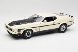 Ford Mustang Mach 1 Bílý Sun Star 1:18 3602 Kov