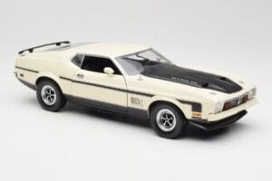 Ford Mustang Mach 1 Bílý Sun Star 1:18 3602 Kov – obrázek 6 z 8