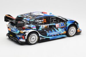 Ford Puma Rally1 #13 G. Munster / L. Louka Rally Central Europe 2023 IXO 1:18 18RMC188 Kov – obrázek 2 z 6