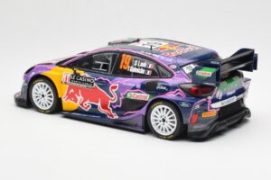 Ford Puma Rally1 #19 S. Loeb / I. Galmiche Rally Monte Carlo Winner 2022 IXO 1:18 18RMC110 Kov – obrázek 5 z 6