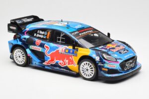 Ford Puma Rally1 #8 O. Tanak / M. Jarveoja 3rd Rally Central Europe 2023 IXO 1:18 18RMC187 Kov – obrázek 4 z 6