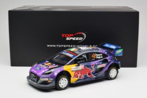 Ford Puma Rally1 #42 C. Breen / P. Nagle M-Sport Ford Rally Italia Sardegna 2022 TopSpeed 1:18 TS0491 Kov – obrázek 6 z 6