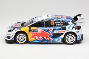 Ford Puma Rally1 WRC #16 A. Fourmaux / A. Coria Rally Monte Carlo 2024 IXO 1:18 18RMC198 Kov – obrázek 3 z 6