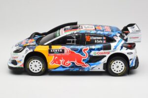 Ford Puma Rally1 WRC M-Sport #16 A. Fourmaux / A. Coria Safari Rally Kenya 2024 IXO 1:18 18RMC207 Kov – obrázek 3 z 6