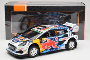 Ford Puma Rally1 WRC M-Sport #16 A. Fourmaux / A. Coria Safari Rally Kenya 2024 IXO 1:18 18RMC207 Kov – obrázek 6 z 6