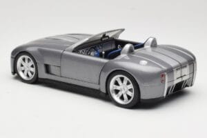 Shelby Cobra Kabriolet Grey Metallic Hot Wheels 1:18 G7220 Kov – obrázek 7 z 8