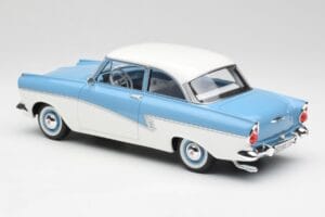 Ford Taunus 17M P2 Světle Modrý & Bílý BoS Models 1:18 BOS019 Kov – obrázek 5 z 6