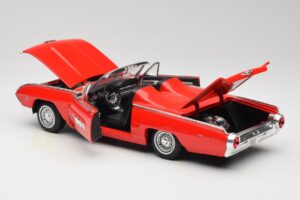 Ford Thunderbird Kabriolet Červený Anson 1:18 30334 Kov – obrázek 5 z 8