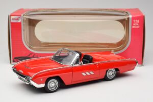 Ford Thunderbird Kabriolet Červený Anson 1:18 30334 Kov – obrázek 8 z 8
