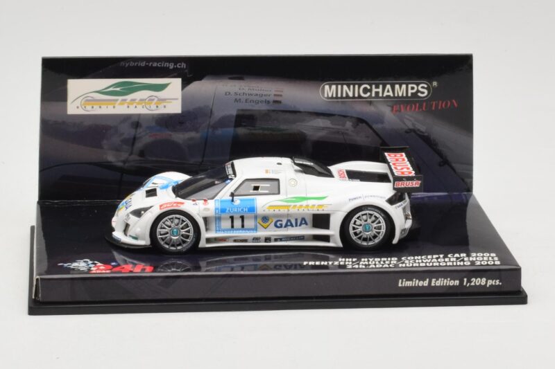 HHF Hybrid Concept Car #11 H-H. Frentzen / Muller / Schwager / Engels 24 Hours Nurburgring 2008 Minichamps 1:43 437080911 Kov