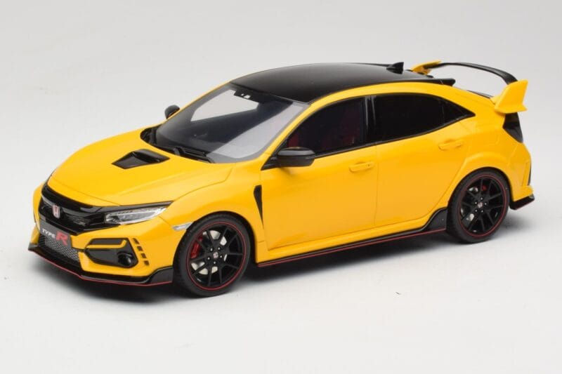 Honda Civic Type R FK8 Euro Spec Žlutý Otto 1:18 OT1111 Pryskyřice