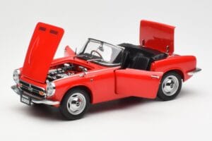 Honda S800 Roadster Červený AUTOart 1:18 73276 Kov – obrázek 2 z 8