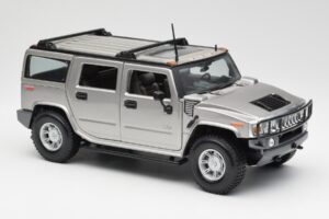 Hummer H2 Stříbrný Maisto 1:18 7449569 Kov – obrázek 6 z 8