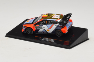 Hyundai i20 N Rally1 #1 T. Neuville / M. Wydaeghe Rally Monte Carlo 2025 IXO 1:43 RAM973C Kov – obrázek 3 z 4