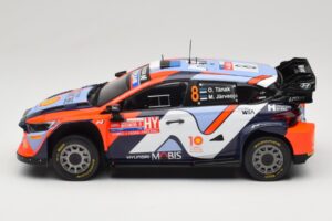 Hyundai i20 N Rally1 #8 Hyundai Shell Mobis WRT O. Tanak / M. Jarveoja Rally Chile 2024 IXO 1:18 18RMC223 Kov – obrázek 3 z 6