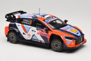 Hyundai i20 N Rally1 #8 Hyundai Shell Mobis WRT O. Tanak / M. Jarveoja Rally Chile 2024 IXO 1:18 18RMC223 Kov – obrázek 4 z 6