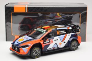 Hyundai i20 N Rally1 WRC Hybrid #11 T. Neuville / M. Wydaeghe Safari Rally Kenya 2024 IXO 1:18 18RMC208 Kov – obrázek 6 z 6