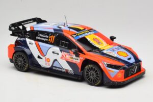 Hyundai i20 N Rally1 #11 T. Neuville / M. Wydaeghe Rally Japan WRC World Champion 2024 IXO 1:18 18RMC228 Kov – obrázek 4 z 6