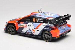 Hyundai i20 N Rally1 #11 T. Neuville / M. Wydaeghe Rally Japan WRC World Champion 2024 IXO 1:18 18RMC228 Kov – obrázek 5 z 6