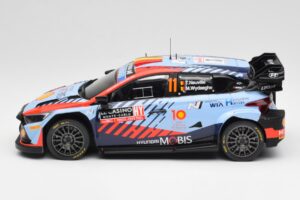 Hyundai i20 N Rally1 WRC #11 T. Neuville / M. Wydaeghe Rally Monte Carlo Winner 2024 IXO 1:18 18RMC194 Kov – obrázek 3 z 6
