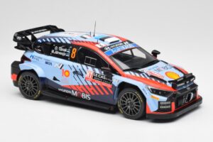 Hyundai i20 N Rally1 WRC #8 O. Tänak / M. Järveoja Rally Monte Carlo Night Version 2024 IXO 1:18 18RMC195 Kov – obrázek 4 z 6