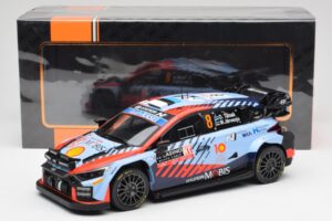 Hyundai i20 N Rally1 WRC #8 O. Tänak / M. Järveoja Rally Monte Carlo Night Version 2024 IXO 1:18 18RMC195 Kov – obrázek 6 z 6