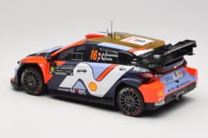 Hyundai i20 N WRC #16 A. Fourmaux / A. Coria Rally Monte Carlo 2025 IXO 1:18 18RMC230A Kov – obrázek 5 z 6