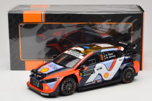 Hyundai i20 N WRC #16 A. Fourmaux / A. Coria Rally Monte Carlo Night Version 2025 IXO 1:18 18RMC230B Kov – obrázek 6 z 6