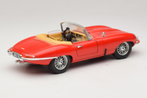 Jaguar E-Type Series 1 Kabriolet Červený Bburago 1:18 3038 Kov – obrázek 3 z 8