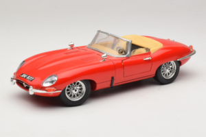 Jaguar E-Type Series 1 Kabriolet Červený Bburago 1:18 3038 Kov