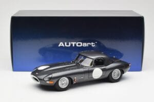 Jaguar E-Type Series 1 Coupe Lightweight Tmavě Šedý AUTOart 1:18 73647 Kov – obrázek 8 z 8