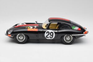 Jaguar E-Type #29 Černý Bburago 1:18 3018-M4 Kov – obrázek 4 z 8