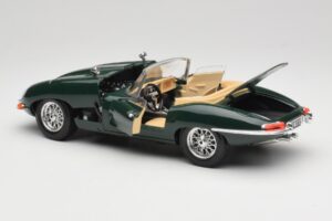 Jaguar E-Type Series 1 Roadster Zelený Bburago 1:18 3018-M5 Kov – obrázek 5 z 8
