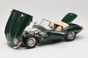 Jaguar E-Type Series 1 Roadster Zelený Bburago 1:18 3016-M1 Kov – obrázek 2 z 8