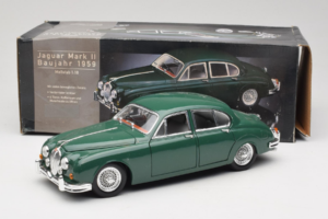 Jaguar Mark II Zelený Tchibo 1:18 49420 Kov – obrázek 8 z 8