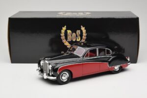 Jaguar Mk VIII Černý & Tmavě Červený BoS Models 1:18 BOS408 Pryskyřice – obrázek 6 z 6