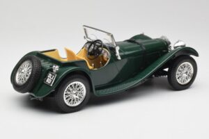 Jaguar SS 100 Roadster Zelený Bburago 1:18 3006 Kov – obrázek 3 z 8