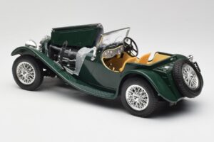 Jaguar SS 100 Roadster Zelený Bburago 1:18 3006 Kov – obrázek 5 z 8