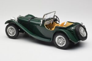 Jaguar SS 100 Roadster Zelený Bburago 1:18 3006 Kov – obrázek 7 z 8