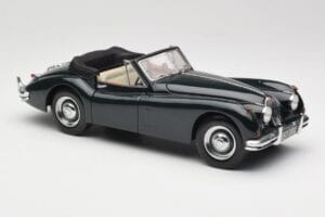 Jaguar XK140 Drophead Coupe Černý Sun Star 1:18 2802 Kov – obrázek 6 z 8