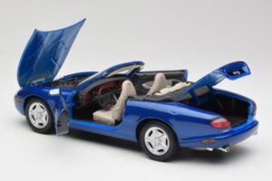 Jaguar XK8 X100 Kabriolet Azure Modrý Maisto 1:18 50286 Kov – obrázek 5 z 8