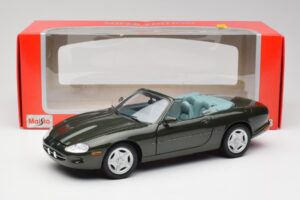 Jaguar XKR X100 Kabriolet Zelený Maisto 1:18 37800-M1 Kov – obrázek 8 z 8