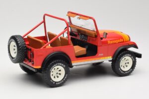 Jeep CJ-7 Renegade Červený MCG 1:18 MCG18110 Kov – obrázek 2 z 6
