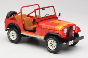 Jeep CJ-7 Renegade Červený MCG 1:18 MCG18110 Kov – obrázek 4 z 6