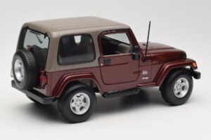Jeep Wrangler TJ Sahara Červený Maisto 1:18 31662 Kov – obrázek 3 z 8