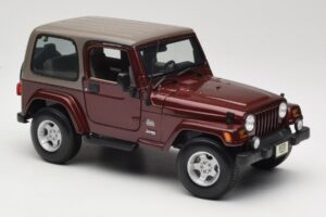 Jeep Wrangler TJ Sahara Červený Maisto 1:18 31662 Kov – obrázek 6 z 8